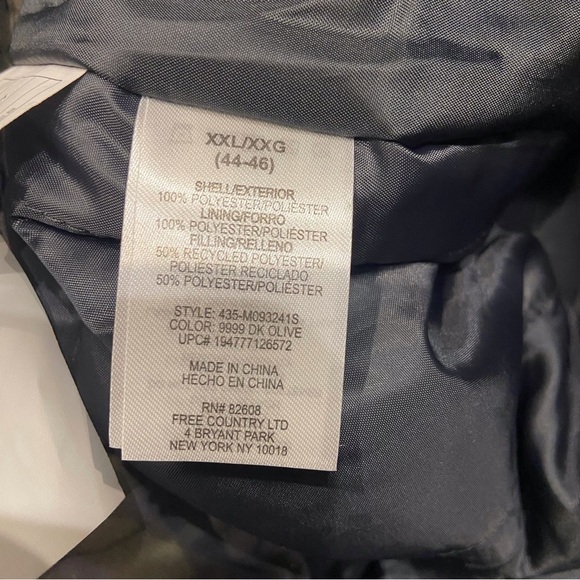 NWT Free Country XXL Men’s Ski Snow Pants Camo Zip Pockets - Picture 10 of 12